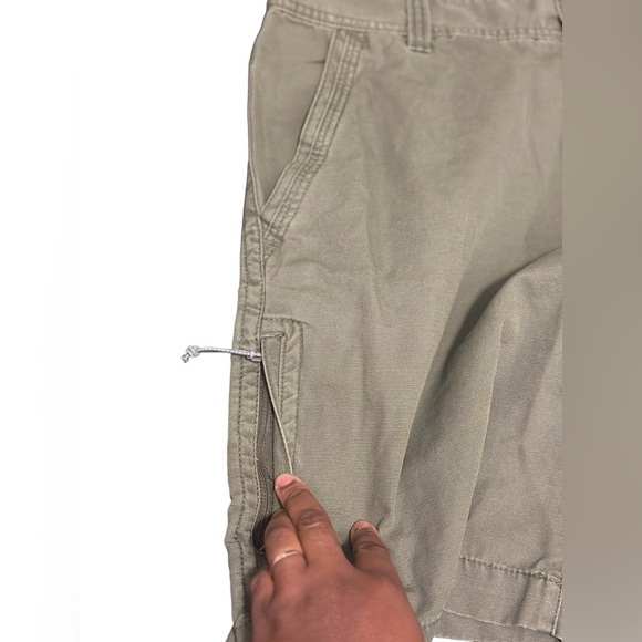 Bass Men’s Faded Army Green Shorts Size 34x 10 - Picture 7 of 9